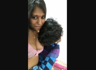 Cute Indian Girl Boobs Sucking By Lover