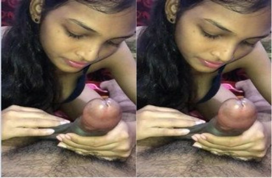 Desi GF Sucking BF Cock