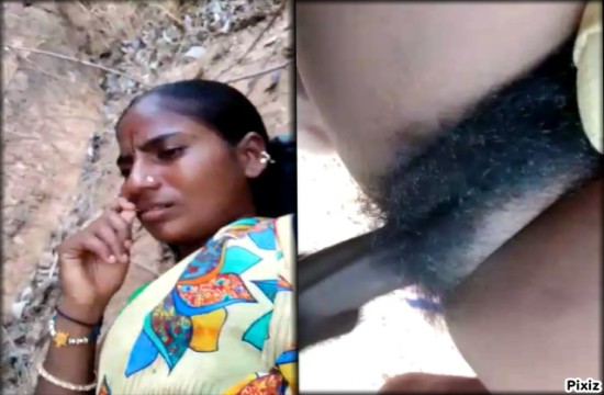 Village Bhabhi Hairy Pussy Outdoor Fucked By Lover