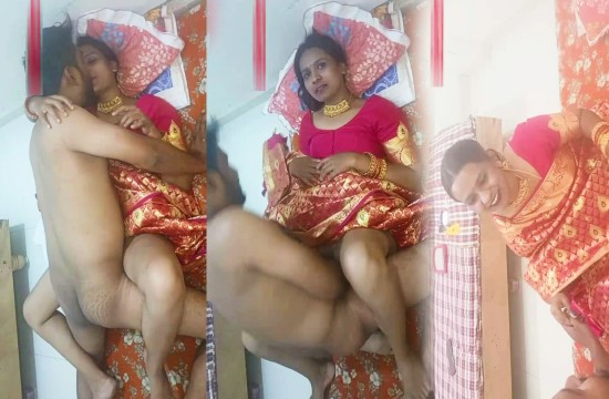 Kavita Vahini in Saree Fuck with Tatya at Wedding Night