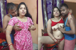 Big Boobs Desi Sona Bhabhi Called Her Boyfriend and Romance at Home