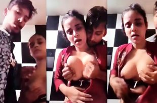 Tiktok Influencer Squeezes His Gfs Juicy Boobs On Camera